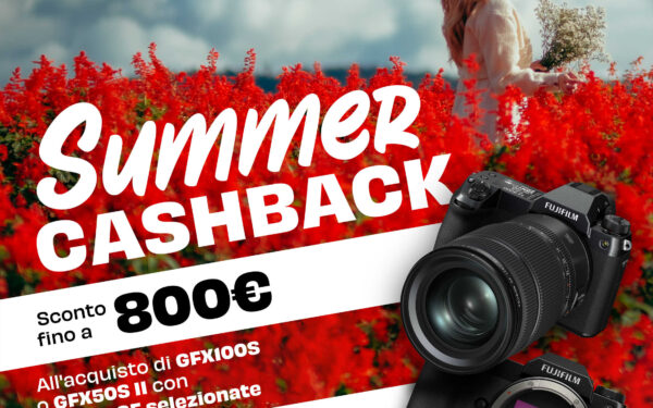 Fujifilm lancia il nuovo Summer Cashback: fino a 800 euro di risparmio